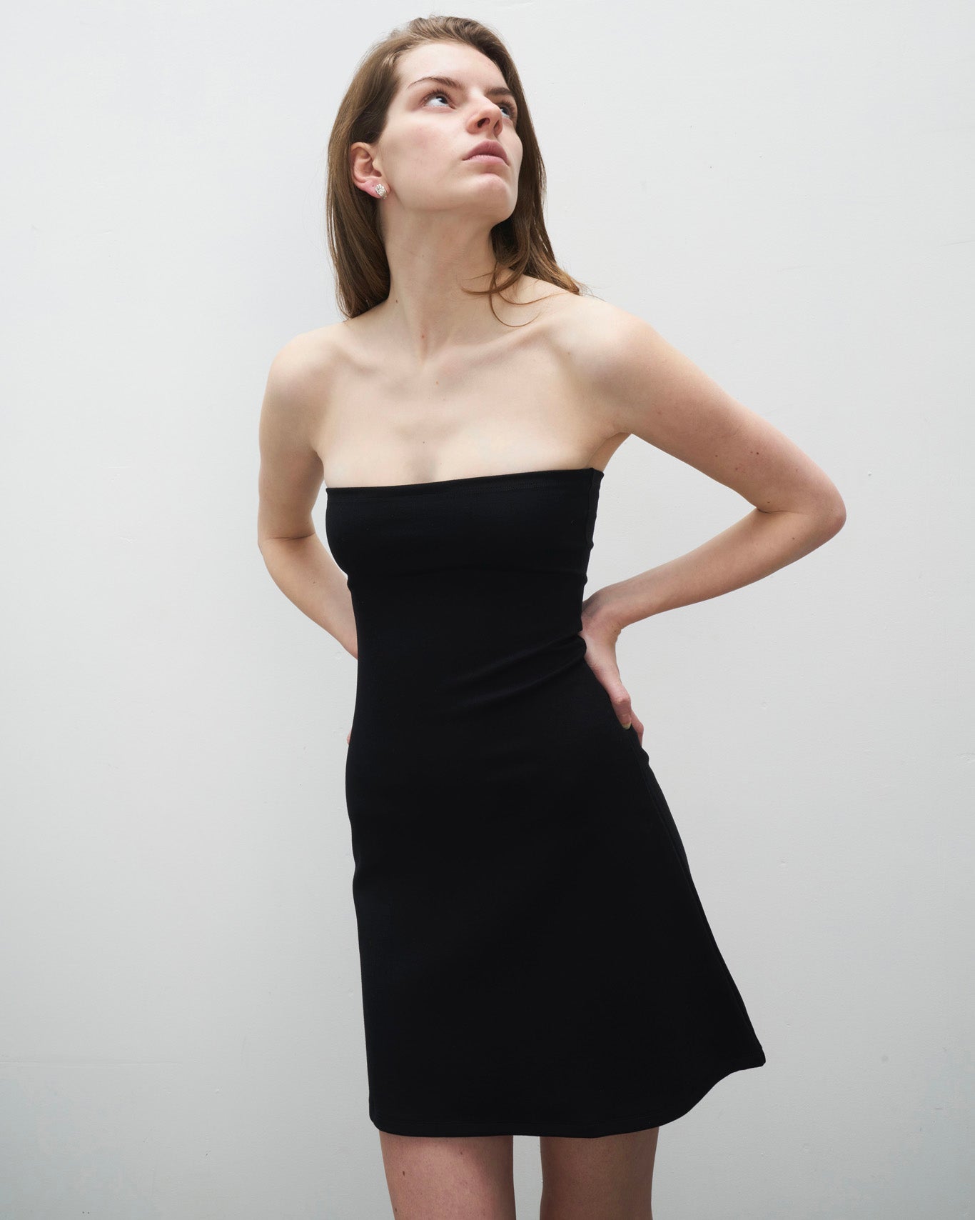 The Strapless Dress Black