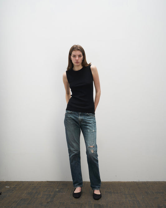 Sleeveless T-shirt Black