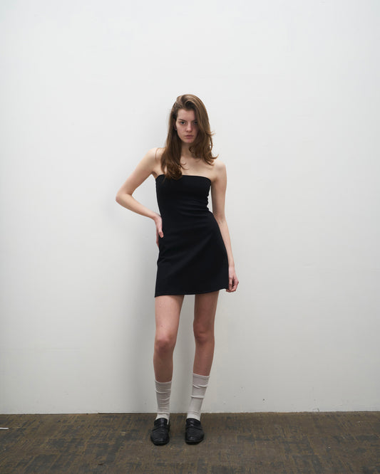 The Strapless Dress Black